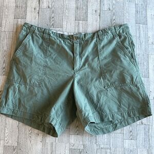 Gap Vintage Green Utility Shorts‎ Cargo hiking fishing women's 16 walking